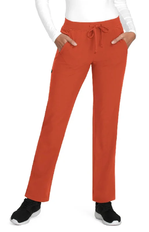 Nova Pant by KOI(Tall) XS-XL / Terracotta Elegant High-Waist Pants