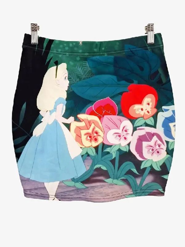 Blackmilk Funky Alice Tube Mini Skirt Size M cashmere skirt fine