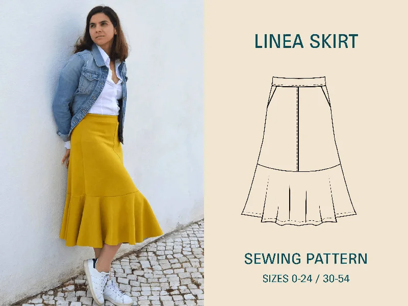 Linea A-line skirt Pattern mini skirt trendy