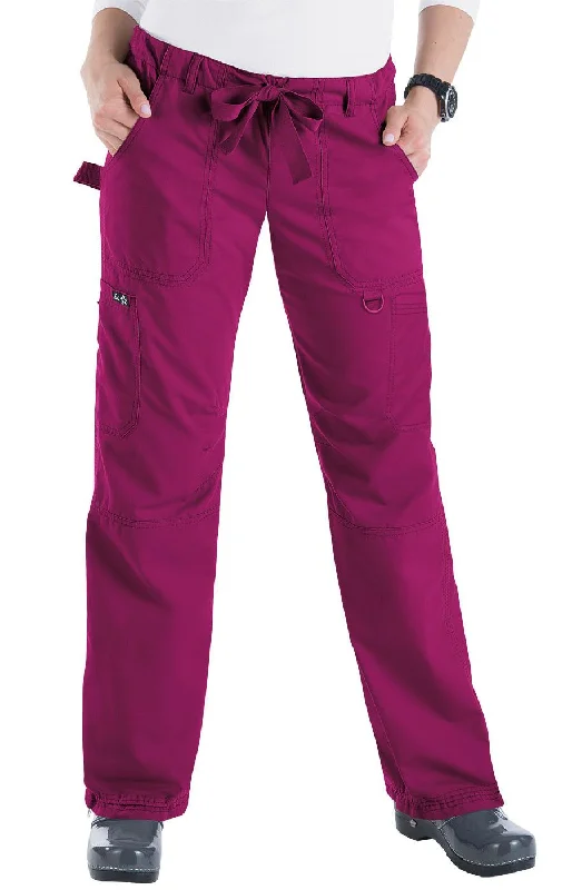 Lindsey Pant by KOI XXS-5X / Raspberry Chic Capri Pants