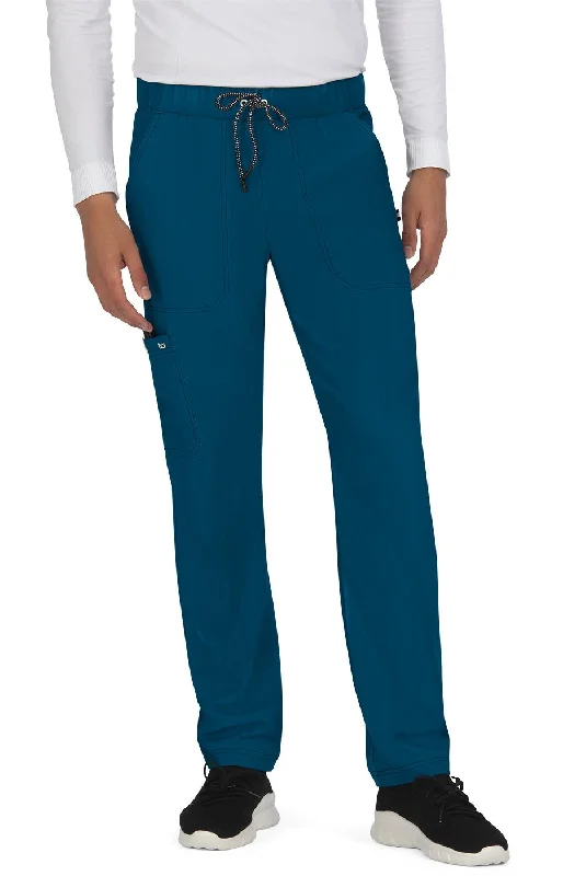 Make it Happen Pant XXS-5XL By KOI / Caribbean Blue Trendy Wide-Legged Trousers