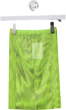 Santa Brands Green Neon Lime Mini Skirt UK XS/S lightweight skirt design