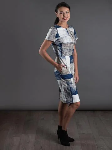 The Shift Dress Pattern Crew Neckline Sporty