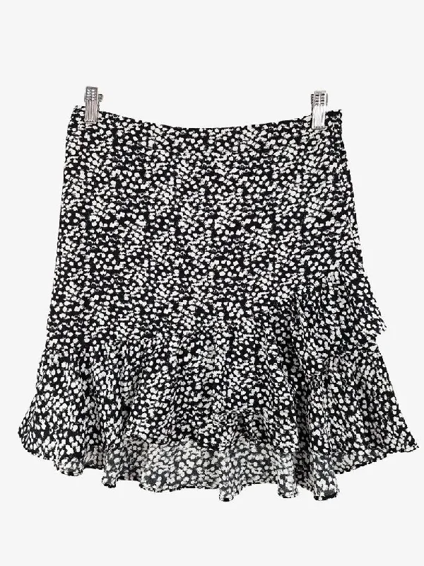 Decjuba Organic Spot Ruffle Mini Skirt Size M tiered skirt playful