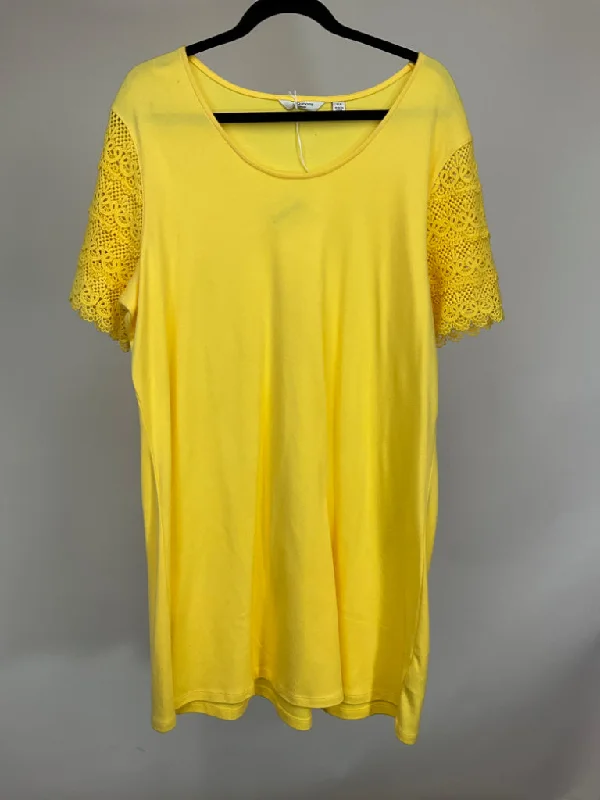 Liz Claiborne Yellow Knit Dress XLP Tunics Stylish modern