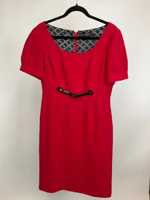 TAHARI RED DRESS SZ 8P Tunics Cozy soft