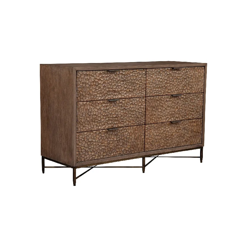 Brown Pearl Dresser, Brown Bronze Elegant Long Evening