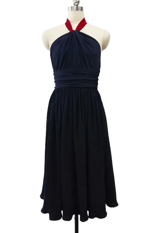 Celebrity Inspired Halter Cocktail Party Dress Tunics Sophisticated sleek