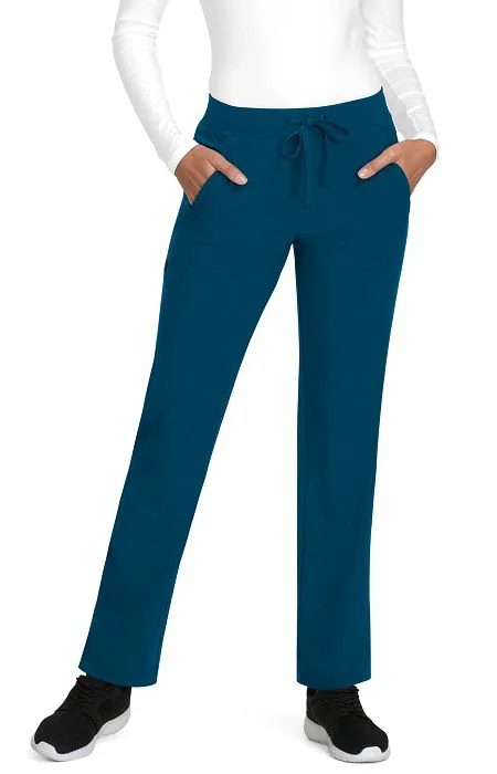 Nova Pant by KOI(Petite) XXS-3X / Caribbean Blue Cozy Full-Length Pants