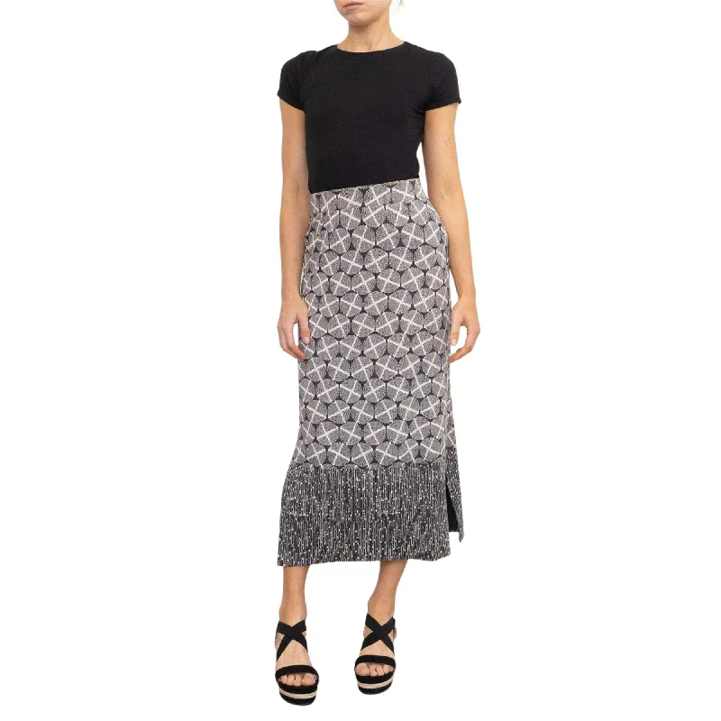 White Stuff Warli Print Maxi Skirt pencil skirt chic
