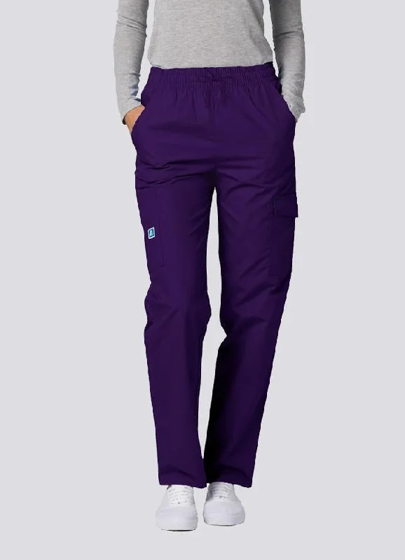 Multipocket Cargo Pants By Adar(Tall) XXS-3XL / PURPLE Casual Track Pants