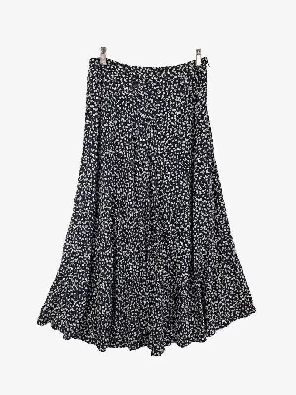 Witchery Tiny Gardenias Skirt Size 10 chiffon skirt airy