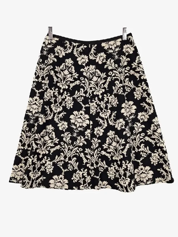 Maiocchi Flora & Fauna Print Skirt Size 12 seamless skirt comfort