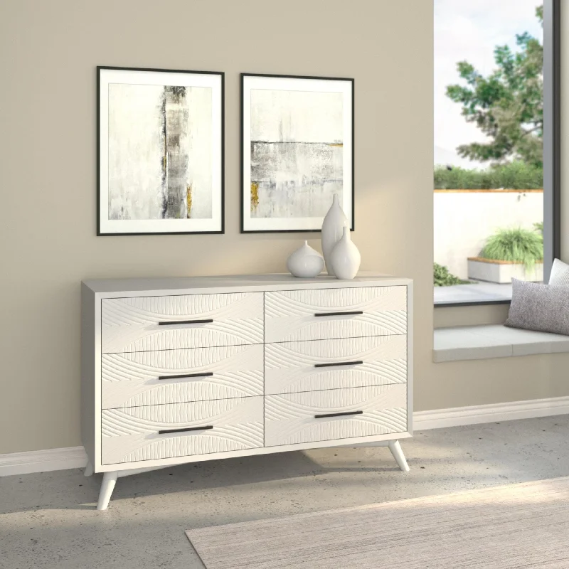 Tranquility Dresser, White Shift Classic Vintage