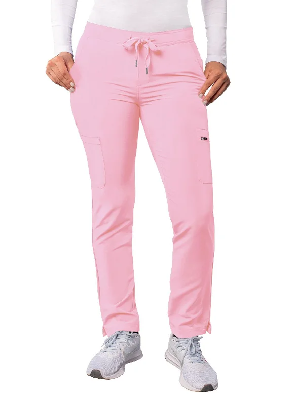 Addition Women's Skinny Leg Cargo Pant  by Adar (Regular) XXS-3XL /  Soft Pink Stylish Casual Pants