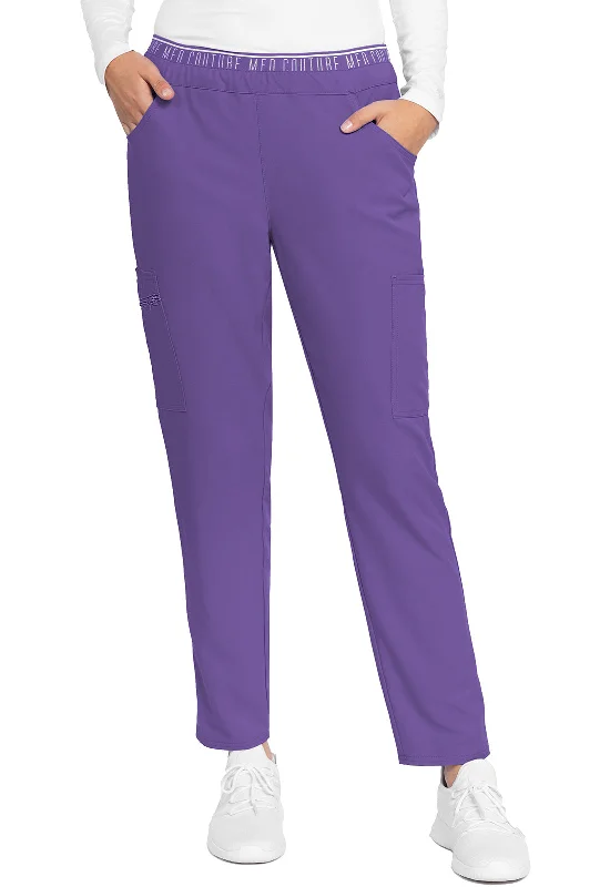 Mid-rise Tapered Leg Pull-on Pant by Med Couture(MC Insight) XS-2XL / Gumdrop Formal Dress Pants Mid-rise Tapered Leg Pull-on Pant by Med Couture(MC Insight) XS-2XL / Gumdrop Formal Dress Pants