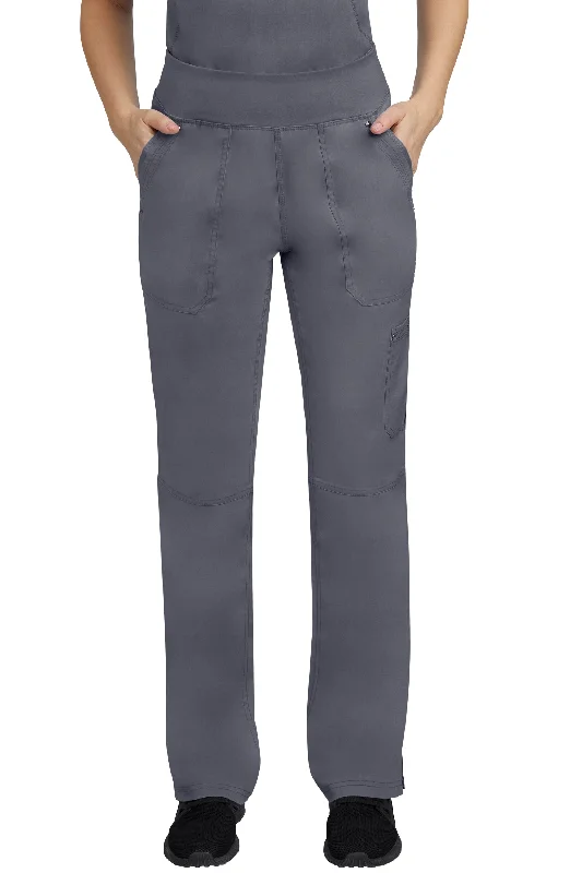 TORI PANT by Healing Hands( Purple Label) (Petite) XXS-3XL/ PEWTER Fashionable Button-Up Pants