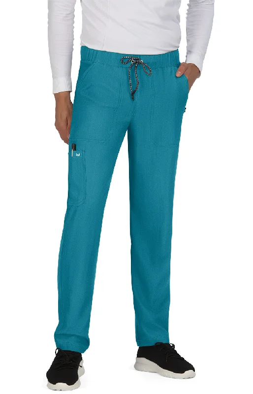 Make it Happen Pant XXS-5XL By KOI / Teal Elegant Silk Pants