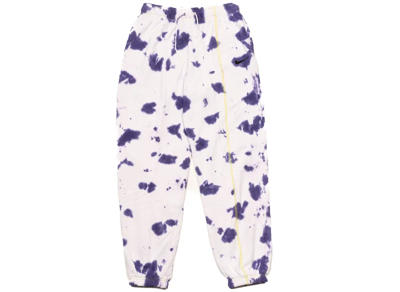 Women's Nike Sportswear Tie Dye Fleece Pants Trendy Work Pants