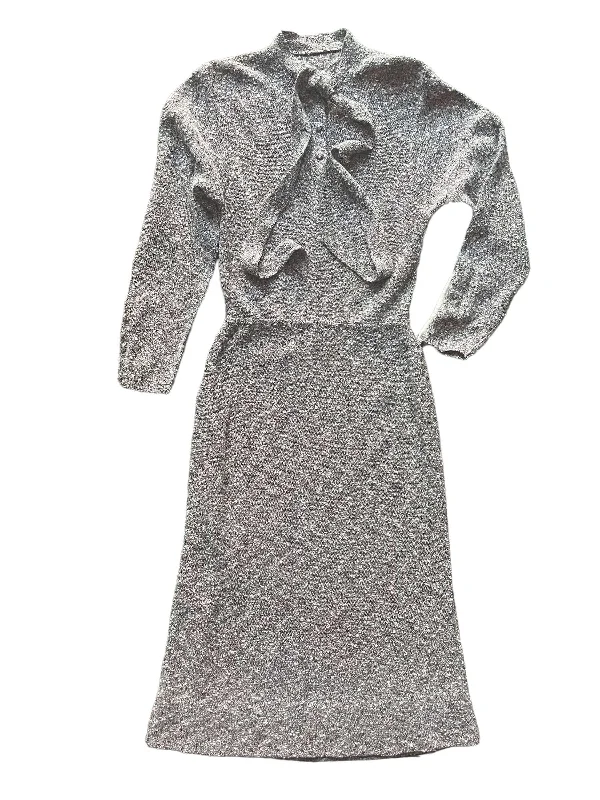 Vintage 1940s Knit Dress SZ XS | Seattle True Vintage | Barn Owl Vintage Dresses Tunics Long Elegant Vintage 1940s Knit Dress SZ XS | Seattle True Vintage | Barn Owl Vintage Dresses Tunics Long Elegant