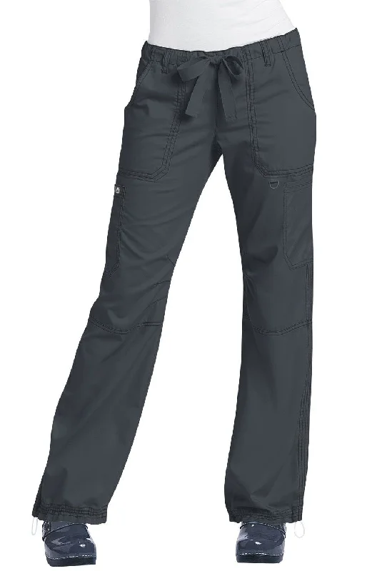 Lindsey Pant by KOI(Tall) XS-3X / Charcoal Comfortable Denim Trousers