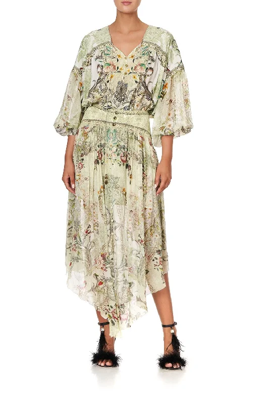 SHAPED WAIST SKIRT BRICK LANE BEEUTY casual skirt length