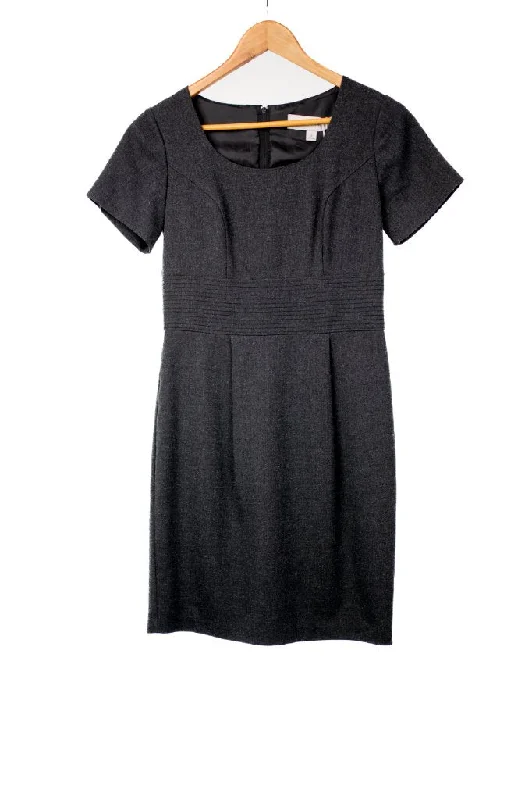 Merona Heather Gray Dress sz 2 A-Line Day Work