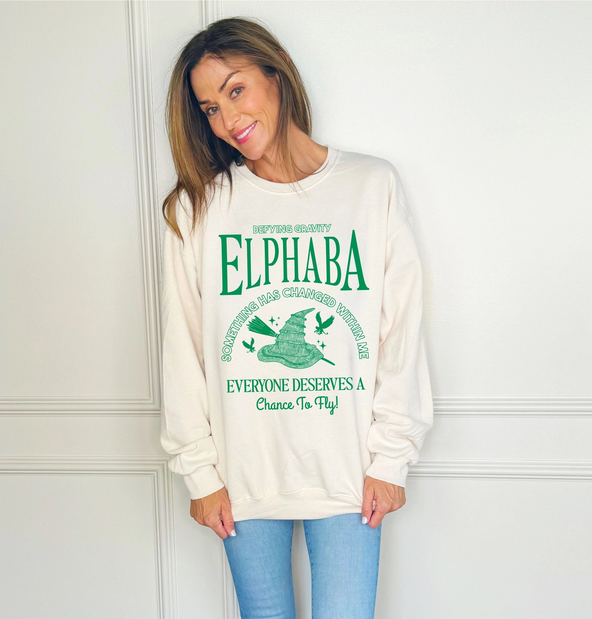 Women's Elphaba or Glinda Sweatshirt - Elphaba Hoodie with Cuffed Sleeves Snug Secure Women's Elphaba or Glinda Sweatshirt - Elphaba Hoodie with Cuffed Sleeves Snug Secure