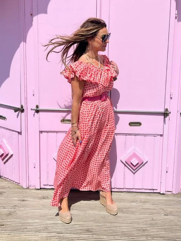 ‘CORA’ DRESS, PINK DIAMOND (Viscose EcoVero) Tunics Fashionable chic