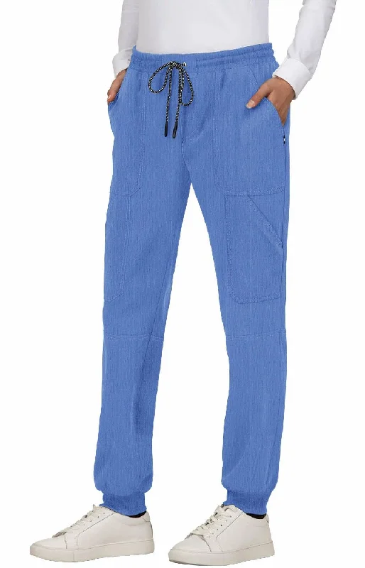 Good Vibe Jogger Pant by KOI(Petite) XXS-5XL / Heather True Ceil Classic Straight-Leg Pants