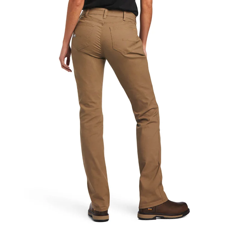 Ariat® Ladies Rebar DuraStretch™ Double Front Field Khaki Pants 10041070 Comfortable Denim Pants