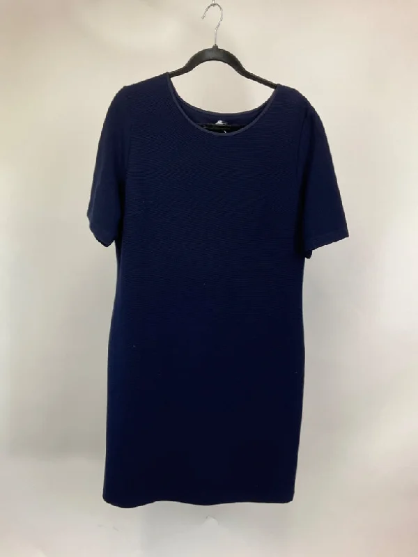 MARIO SERRANI NAVY BLUE DRESS SZ L Tunics Luxurious high-end