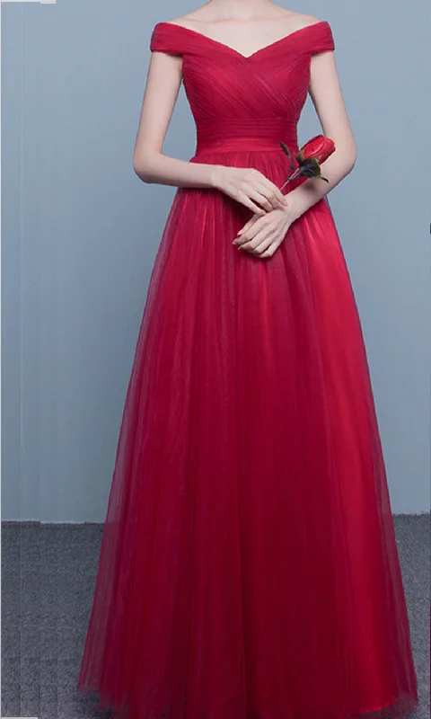 Off The Shoulder Princess Style Red Tulle Prom Dresses Lace Up Back P477 Tunics Recommended stylist Off The Shoulder Princess Style Red Tulle Prom Dresses Lace Up Back P477 Tunics Recommended stylist