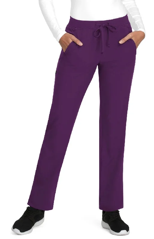 Nova Pant by KOI(Petite) XXS-3X / Eggplant Formal Stretch Pants