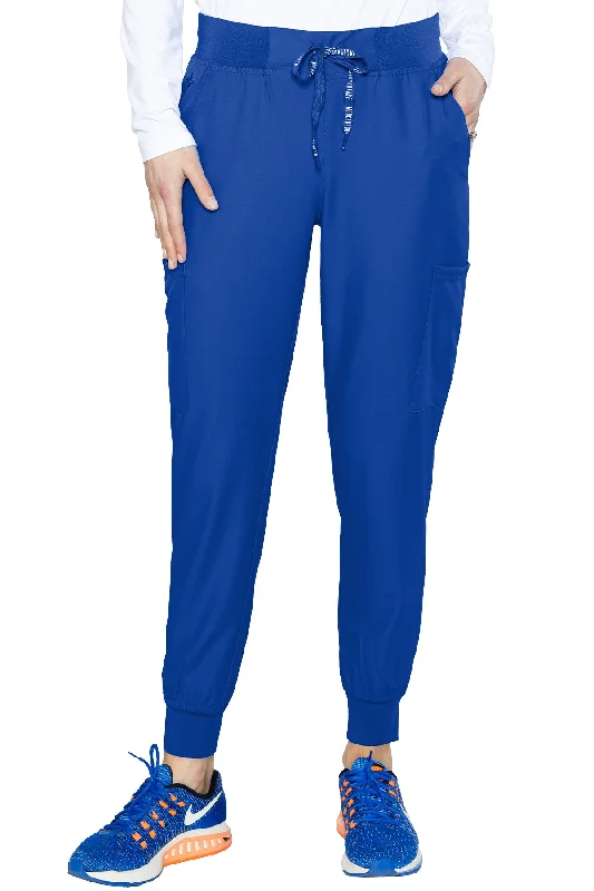 Jogger Athletic  Pant by(MC Insight) Med Couture (Regular) XS-5XL / Galaxy Blue Casual Plaid Pants