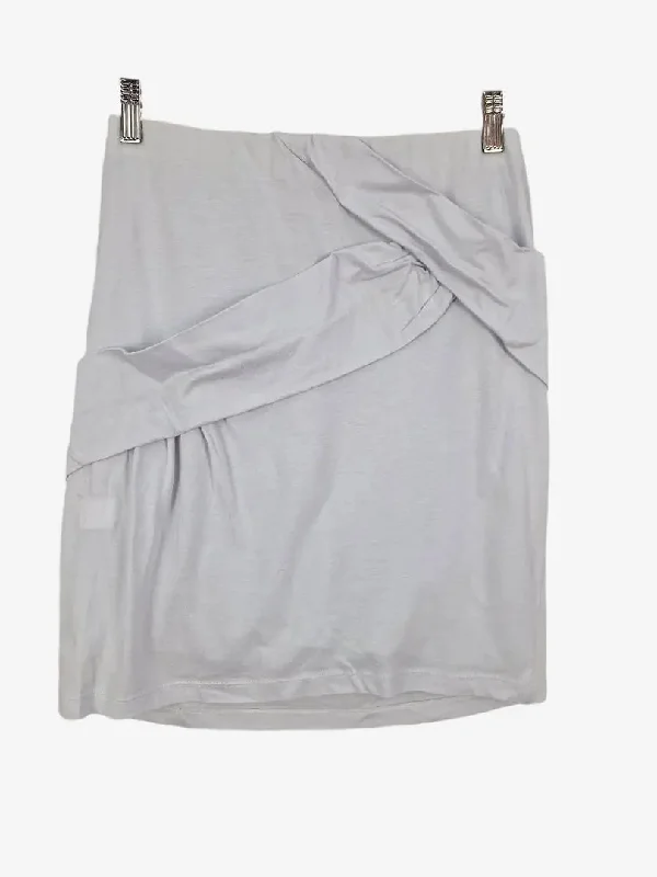 Science of Style Cotton Draped Stretch Mini Skirt Size 10 corduroy skirt textured