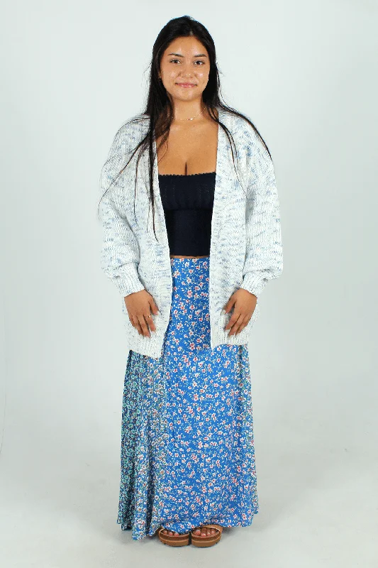Melanie Floral Maxi Skirt wrap skirt elegant