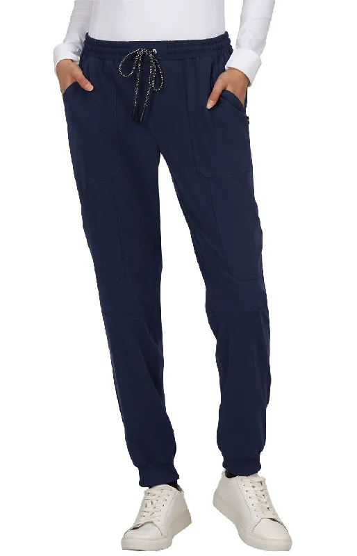 Good Vibe Jogger Pant by KOI(Tall) XS-3XL / Navy High-Waist Trousers