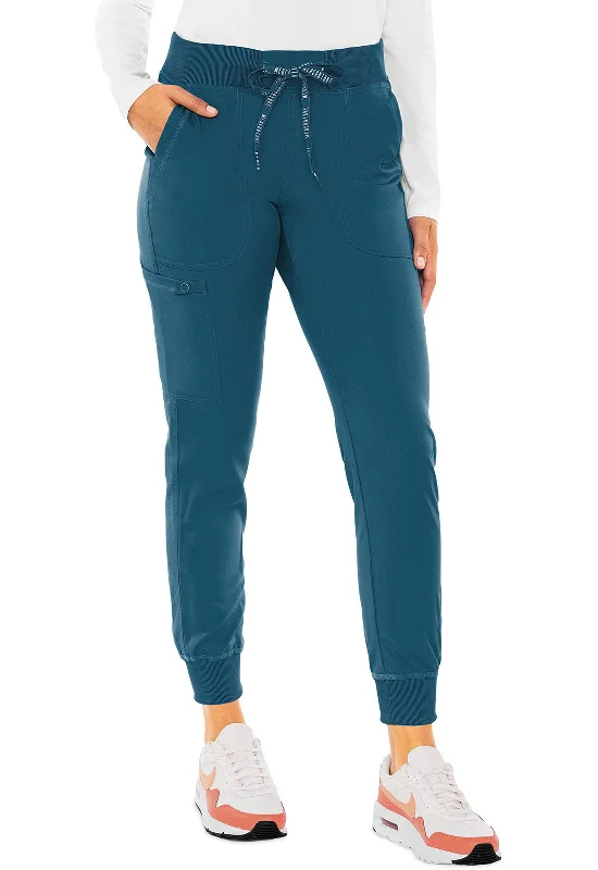 Med Couture(MC Touch) Jogger Yoga Scrubs Pants (Regular)  XS-3XL / Caribbean Cozy Maternity Pants