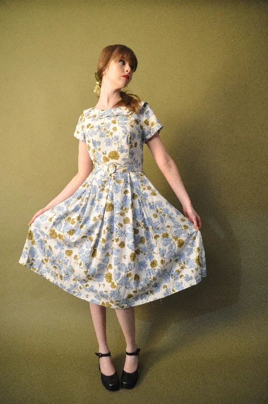 Brooklyn Blue Vintage Floral Dress Tunics Business professional
