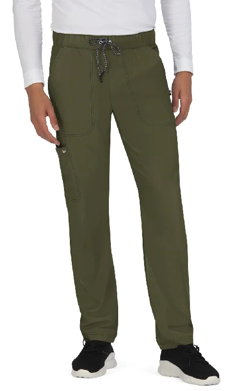 Make it Happen Pant XXS-5XL By KOI / Olive Green Classic Straight Pants