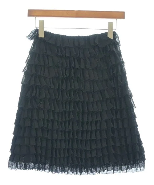ALAIA Knee length skirts zip skirt side