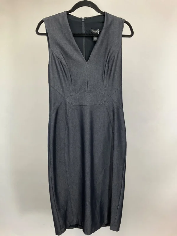 NWT WHITE HOUSE BLACK MARKET GREY DRESS SZ 6 Tunics Designer luxury
