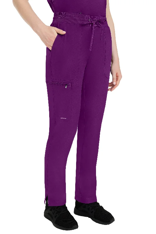 RAINE PANT by Healing Hands(Works)  (Regular) XS-3XL /  EGGPLANT Formal Stretch Pants