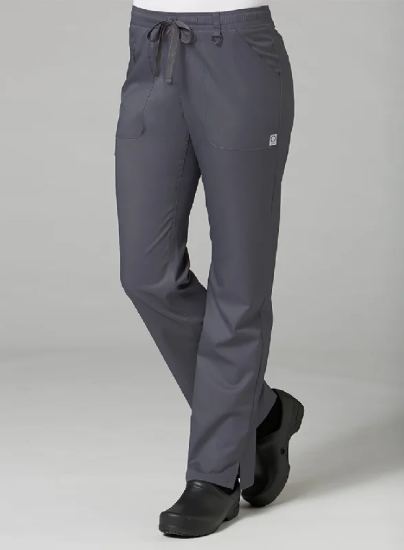 Full Elastic Zipper Pocket Cargo Pant by Maevn XS-L / CHARCOAL Trendy Printed Leggings