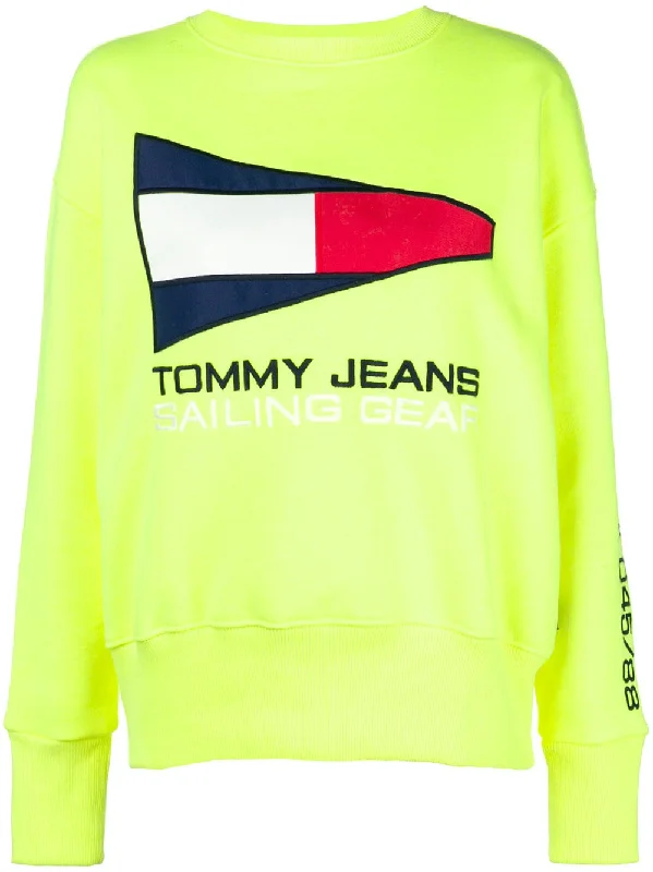 Sailing Gear logo sweatshirt Hoodie with Hem Embroidery Detailed Premium
