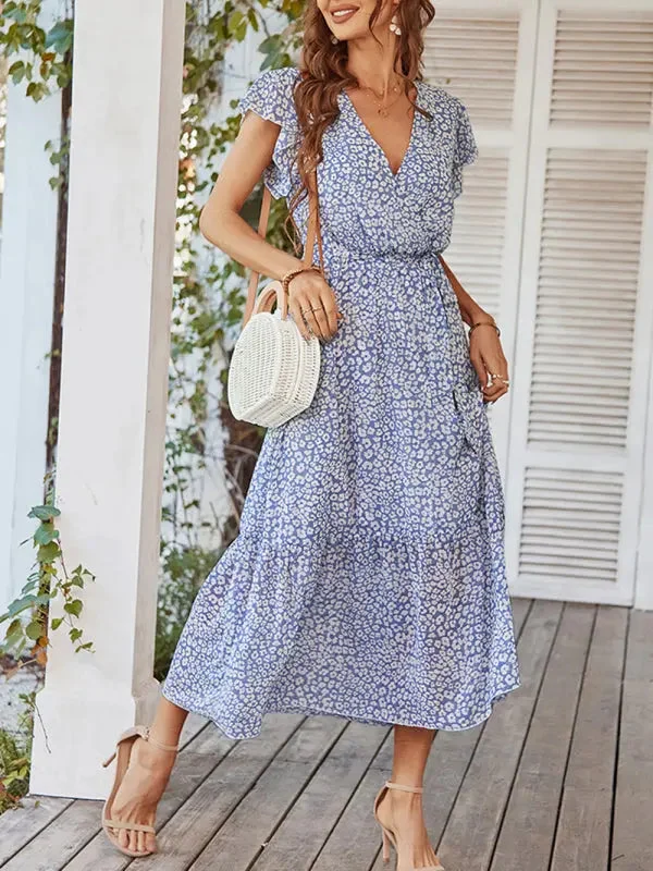 Blue Zone Planet | Flowy Dress Spring Summer Printed Vacation Skirt Tunics Sophisticated sleek Blue Zone Planet | Flowy Dress Spring Summer Printed Vacation Skirt Tunics Sophisticated sleek