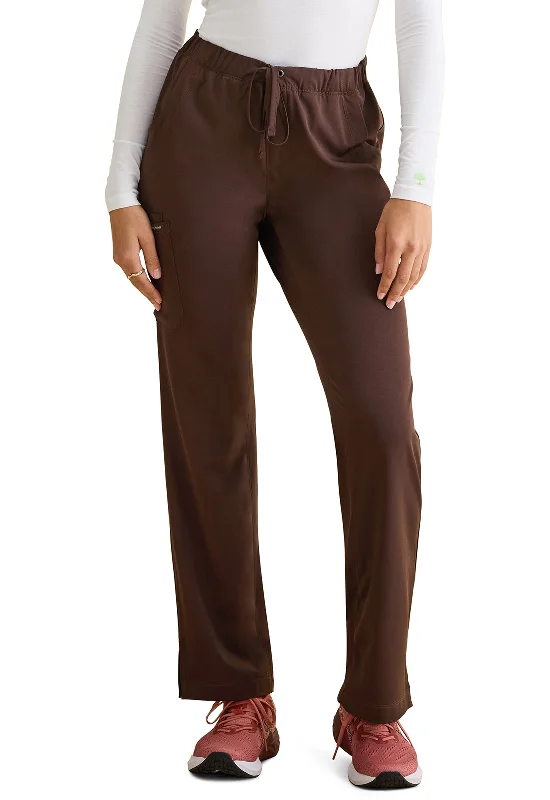 REBECCA PANT by Healing Hands(Works) XXS-5XL/  Dark Chocolate Comfortable Pleated Pants