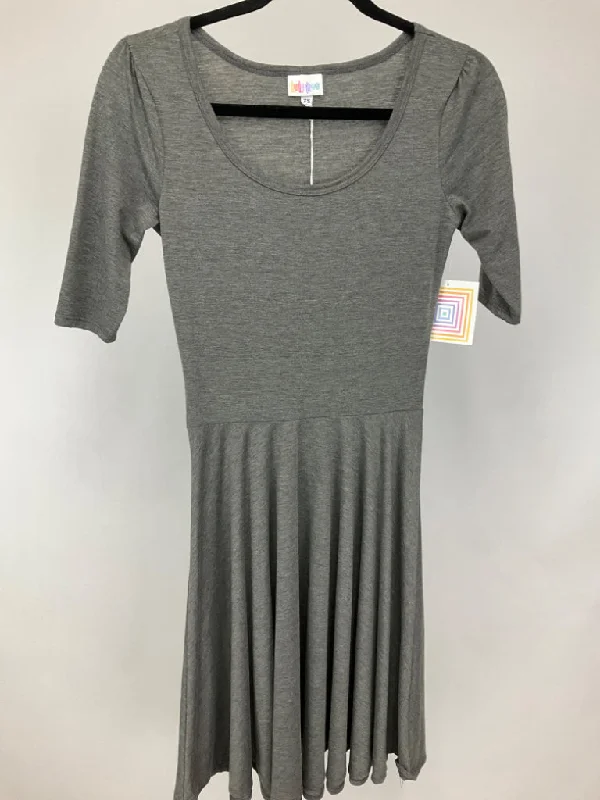 NWT LULAROE GREY DRESS SZ XS Tunics Vintage classic