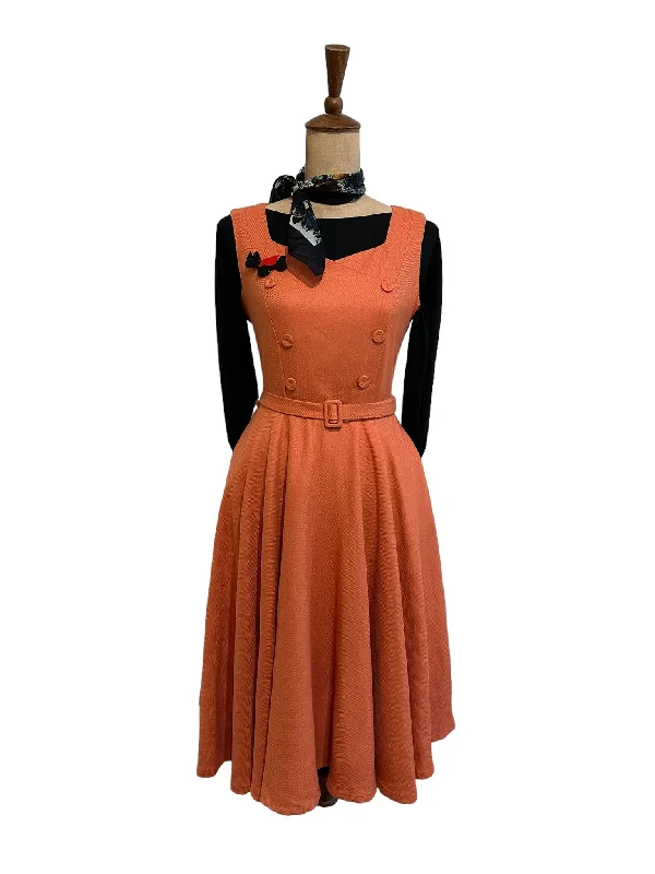 Ciara Orange Dress Tunics Trendy modern